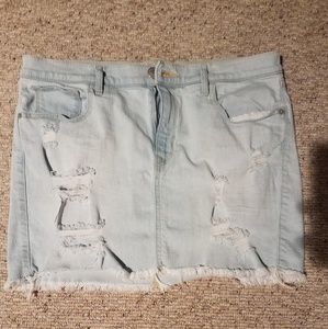Womens jean skirt